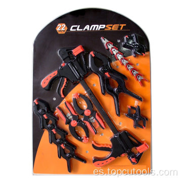 Clamp de 22pcs configurado en empaque de doble ampolla